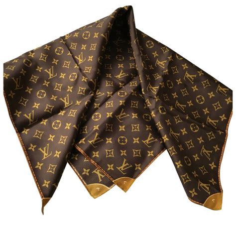 lv silk bandana|louis vuitton neck scarf.